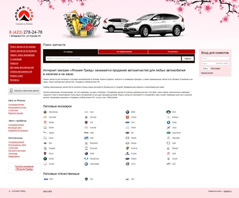 Пример магазина Zaptrade